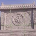 来宾 芝麻白花岗岩屏风，照壁，影壁