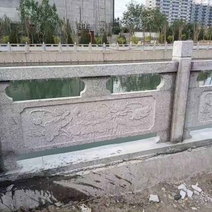 来宾 芙蓉白大花桥梁、河道，石材栏杆、围栏、护栏