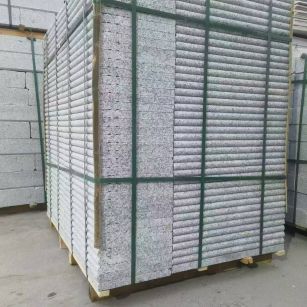 来宾 芙蓉白3公分厚磨圆边、拉槽，楼梯踏步