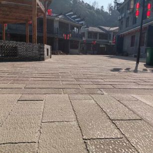 来宾仿古石铺装效果