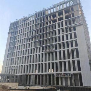 来宾芝麻白外墙干挂案例