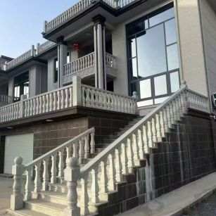来宾 芝麻白别墅阳台栏杆，楼梯栏杆