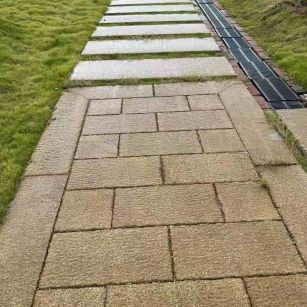 来宾仿古石铺装效果