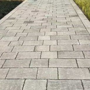 来宾仿古石铺装效果