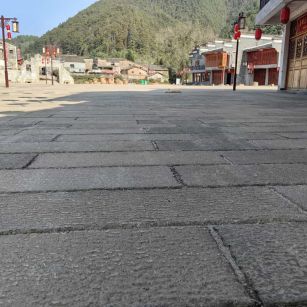 来宾仿古石铺装效果