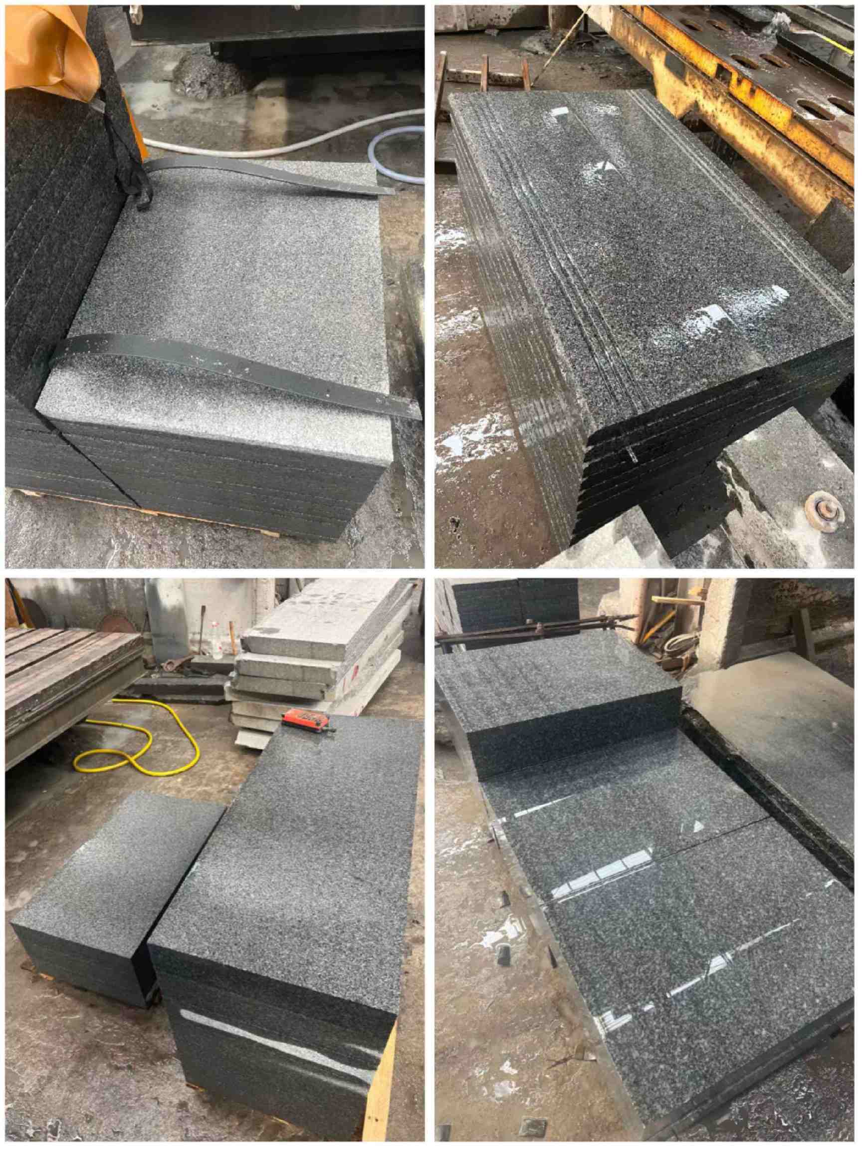 来宾 芝麻黑地铺石材