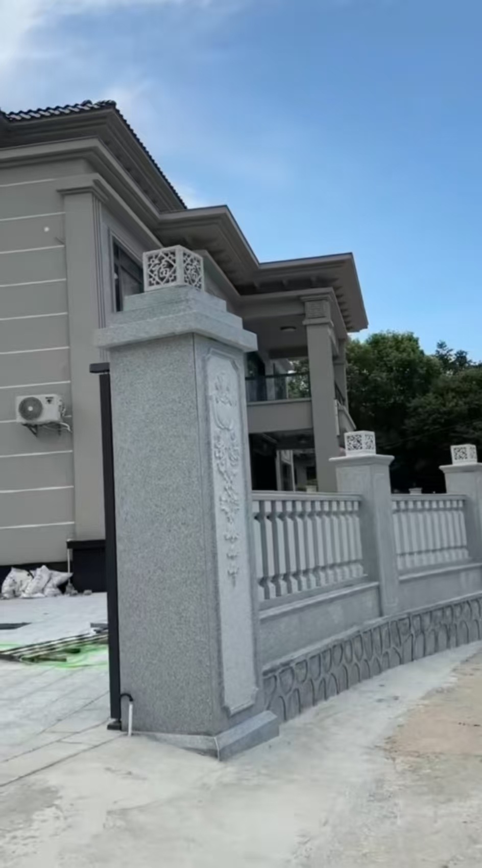来宾 芝麻白别墅围墙栏杆，私人订制