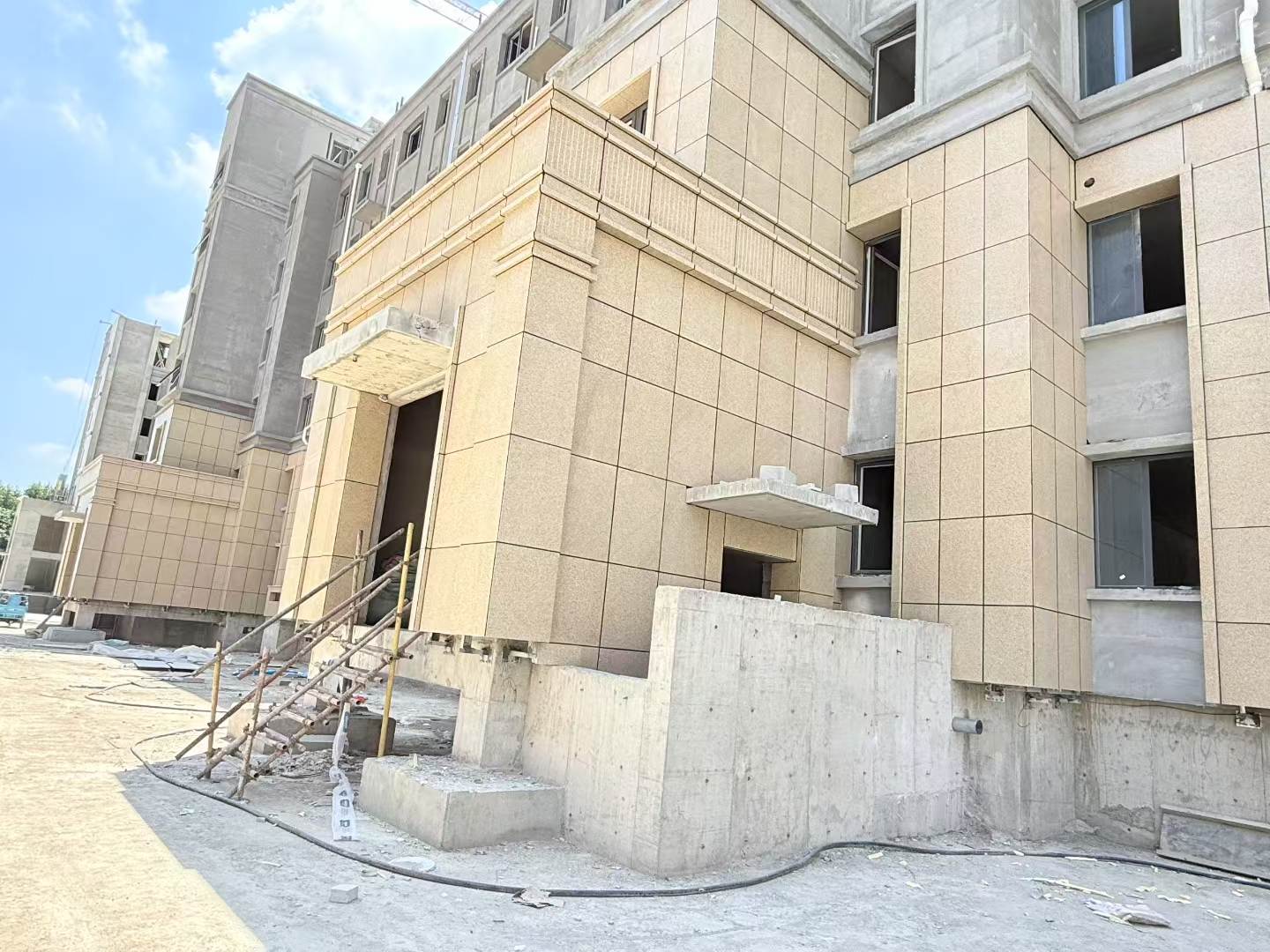 来宾 黄金麻干挂，工地实拍