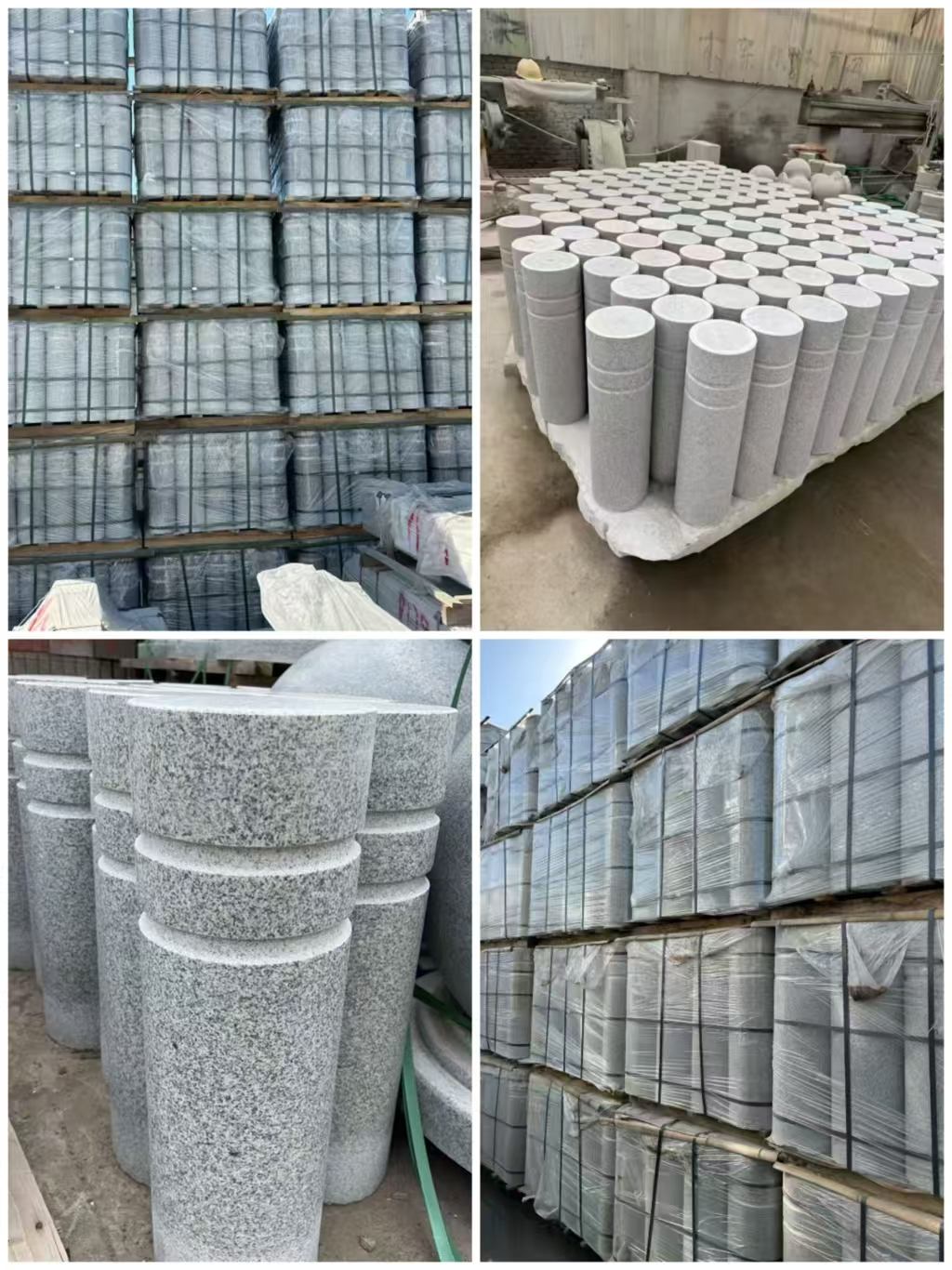 来宾 芝麻白花岗岩挡车柱、隔离柱多少钱