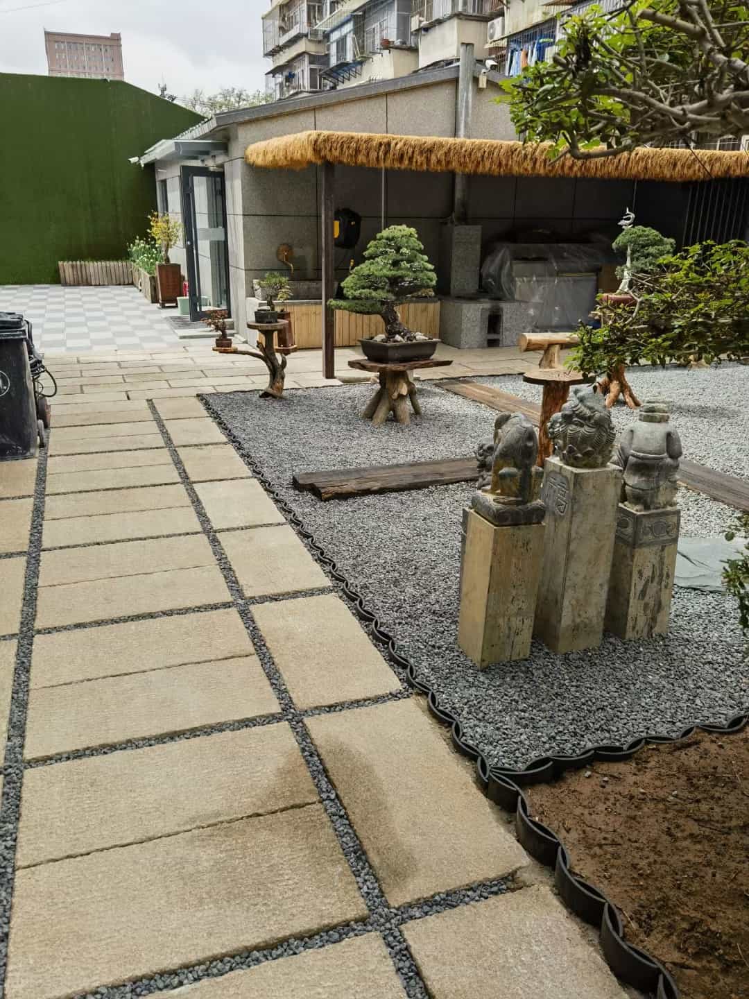 来宾仿古石铺装效果